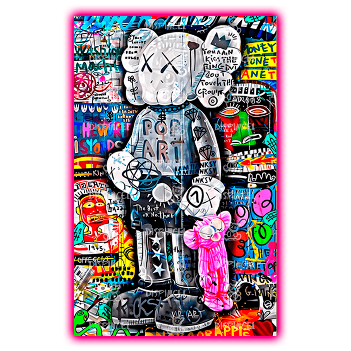 Pop Kaws Art