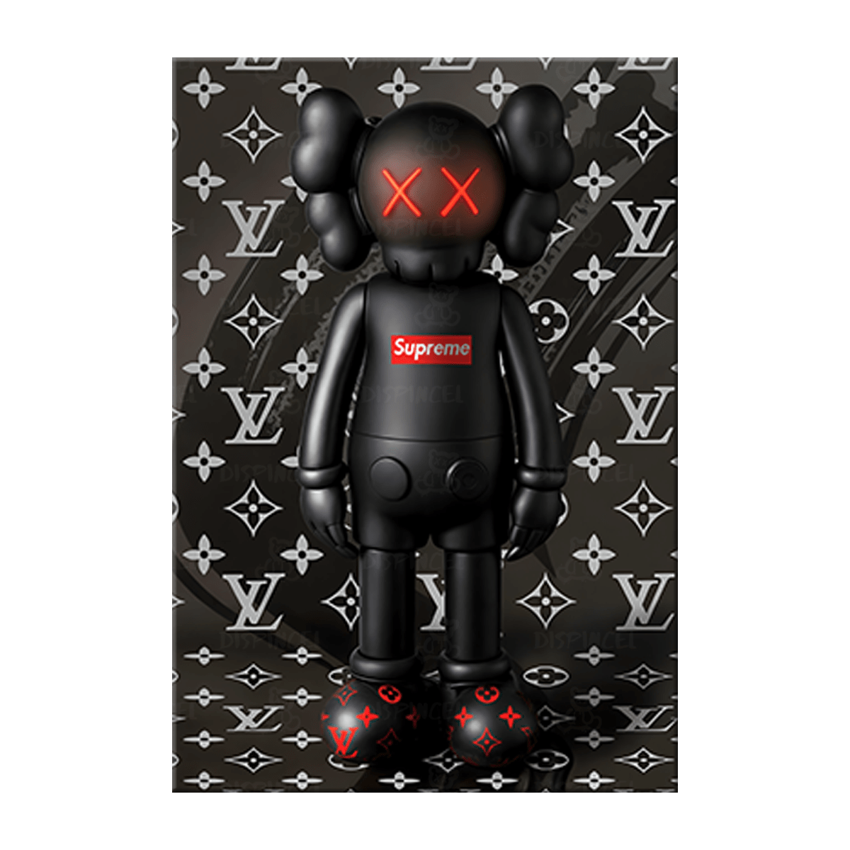 Supreme LV Kaws