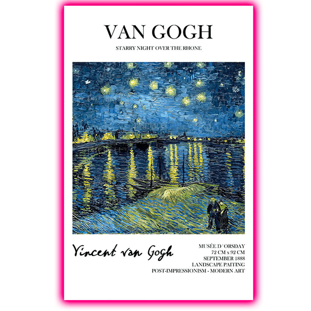 Van gogh Starry Night Over The Rhone