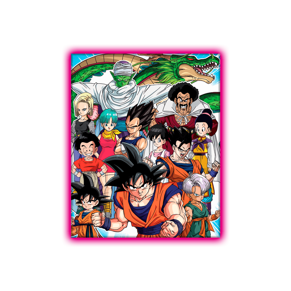 Goku and Family Dragon DBZ