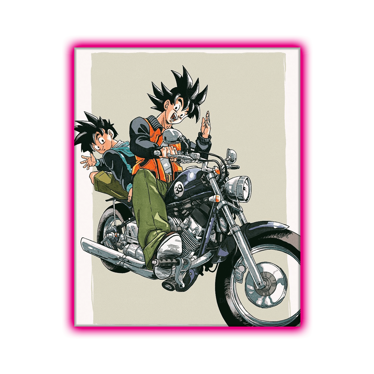 Goku & Gohan Motobike number 38